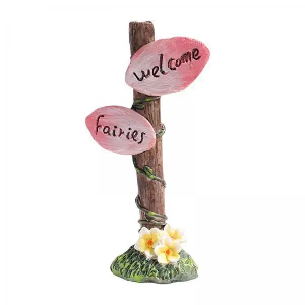 2xMiniature Fairy Garden Accessories Resin Craft Micro Landscape Accessories for Decor