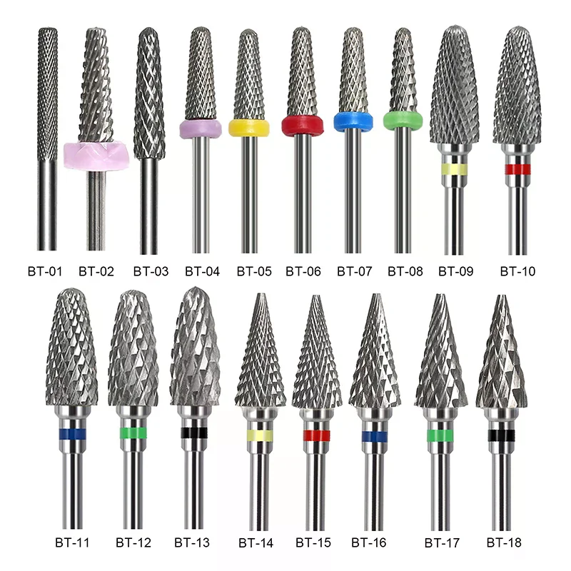 Wolfram Stahl Nagel Bohrer Gerät Nagel Dateien Bits Elektrische Fräser Für Maniküre Grat Bohrer Pediküre Werkzeuge