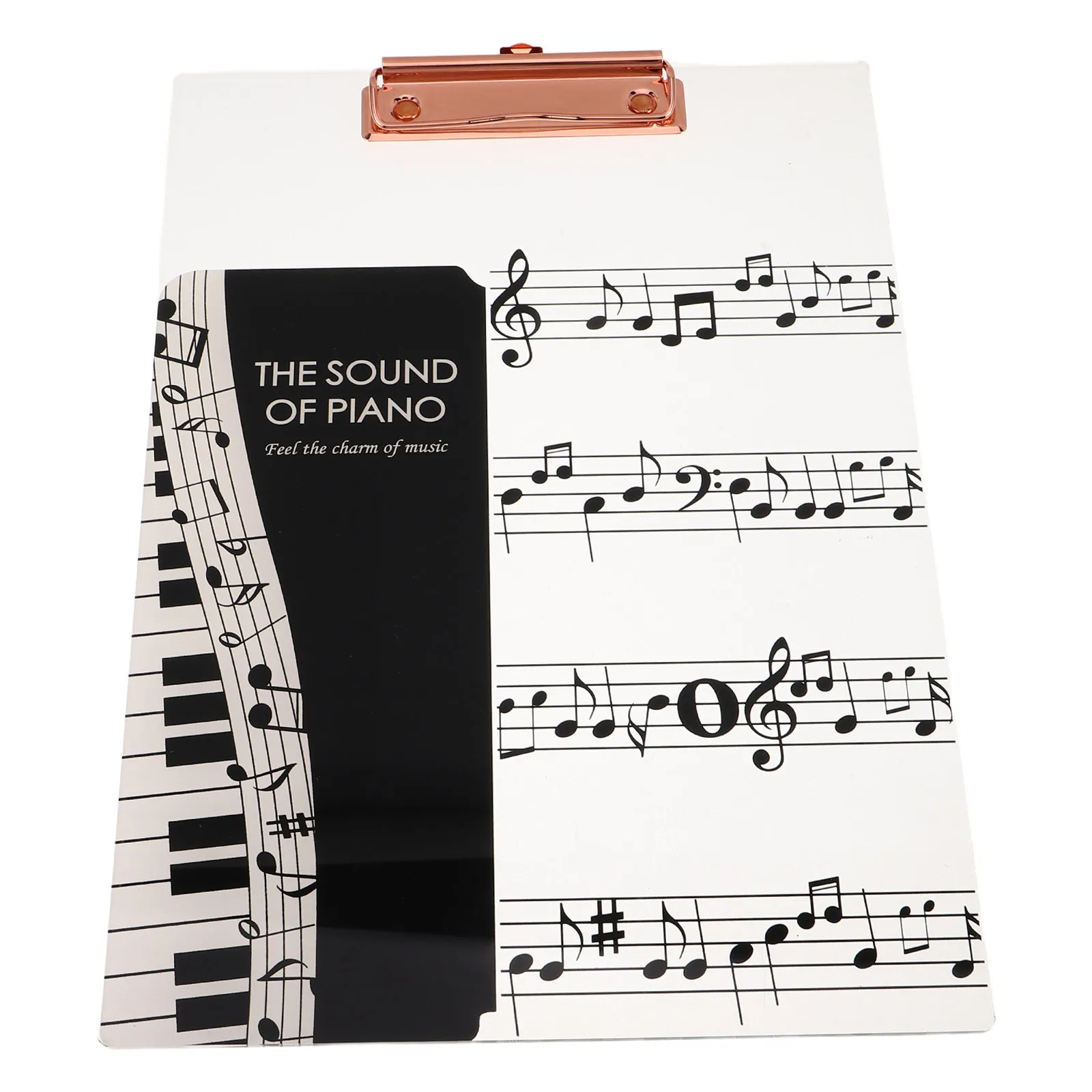 

Acrylic Sheet Music Binder for Piano Choir Instruments Thickened Design with Writing Pad Clip Robust Protection Longterm Use