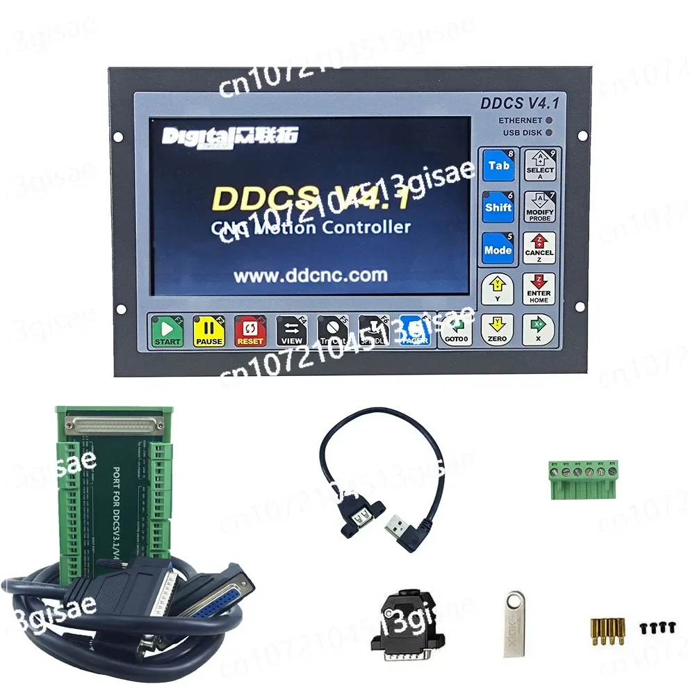 

DDCS V4.1 Standalone Motion Controller Offline Controller Support 3/4 Axis USB CNC Controller Interface Replace Mach3