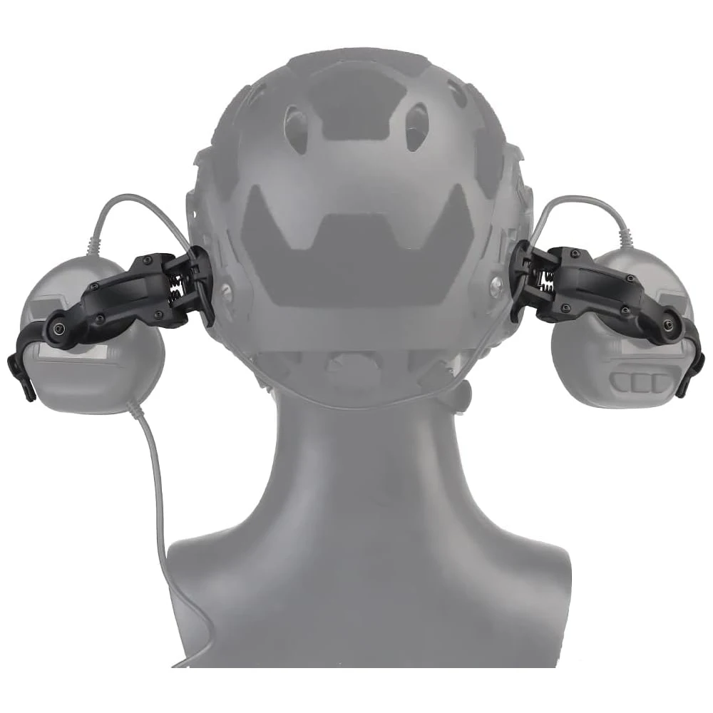 Fast Helmet ARC Wendy Rail Adapter Suspension Headphones Bracket Multi-Angle Rotation Tactical Pickup Headset Bracket