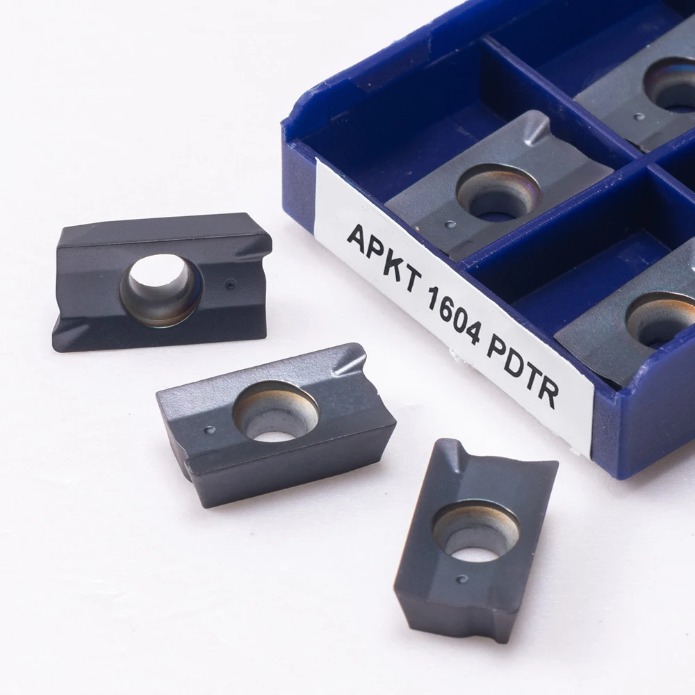 Pdtr Lt30 100 Original Cortadores de Torneamento Fresas Apmt 1135 Apkt 1604 Inserções de Carboneto Alta Qualidade Apkt1604 Apmt1604