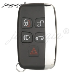 jingyuqin For Jaguar Freelander XFL XE XJ Fit Land Rover Range Rover Sport Evoque Discovery 4 Smart Remote Car Key Shell 5Button