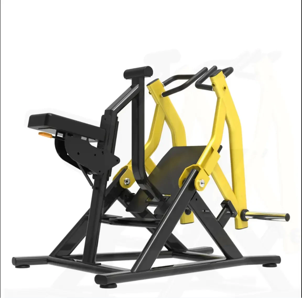 Factory Direct Supply Commercial Plate Loaded Iso-Lateral Low Row Strength Machine Low Back Pull Trainer for Bodybuilding