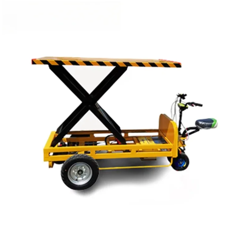 JIN YANG HU-carrito de cama plana con elevación eléctrica, gran oferta, mesas elevadoras de tijera móviles, plataforma hidráulica para camión