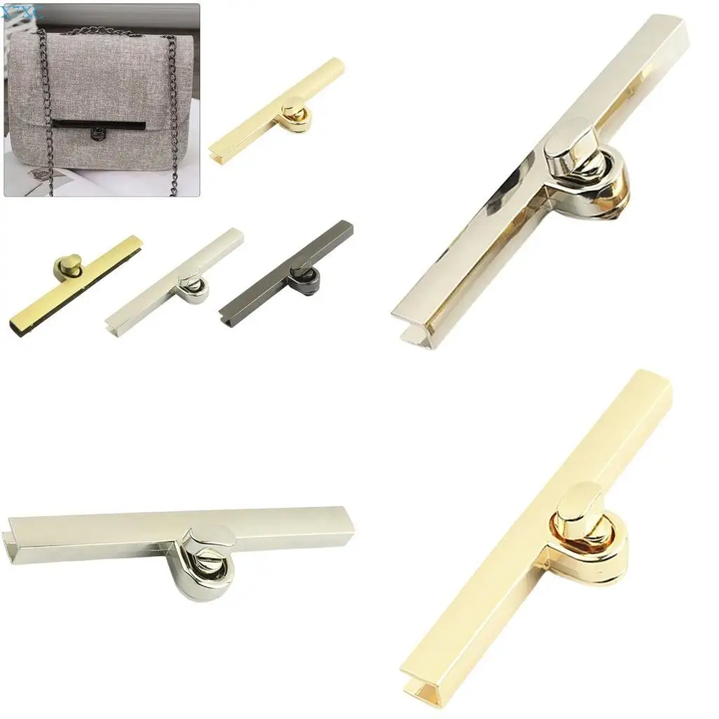 

X7XC Practical Metal Turn Lock 9.5CM for Custom Handbag Craft Purse Lock Replacement