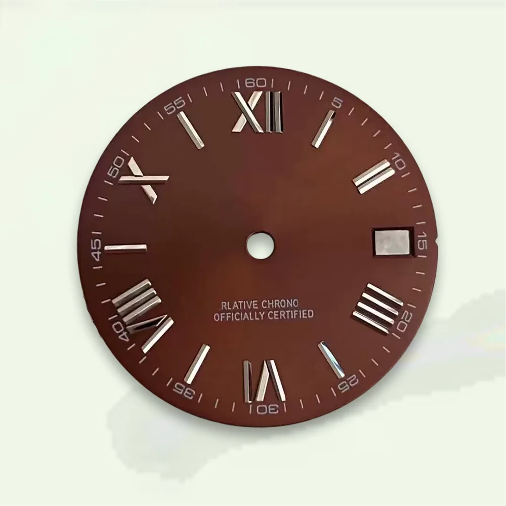 Watch modification 28.5mm S Dial Arab Dial Fit NH35/NH36 Japanese Automatic Movement Sunray Dial 28.5MM Watch Accessories tools