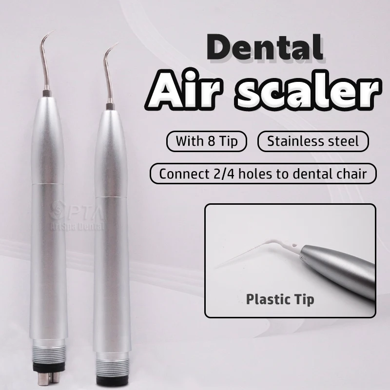 

Enhance oral health with this high-quality air scaler handpiece featuring activation irrigation perio scaling and 5 endo tips