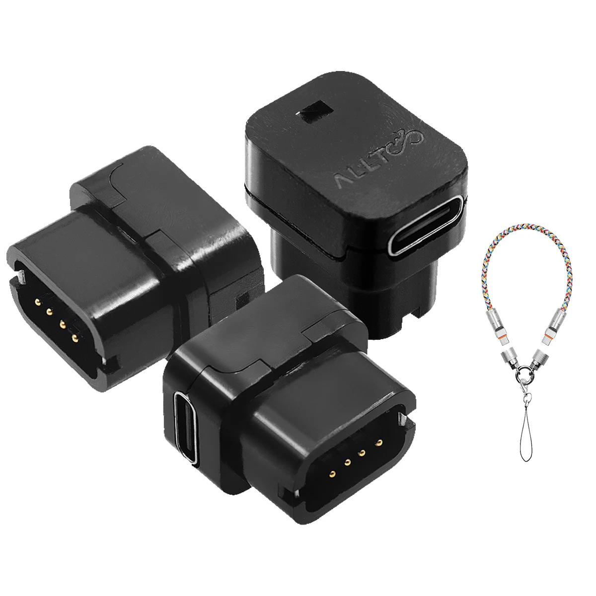 

Electronic Rear Derailleur Di2 Charger for Shimano EC300 Charging Adapter 4-Pin to Type-C Converter 12S with Portable Data Cable