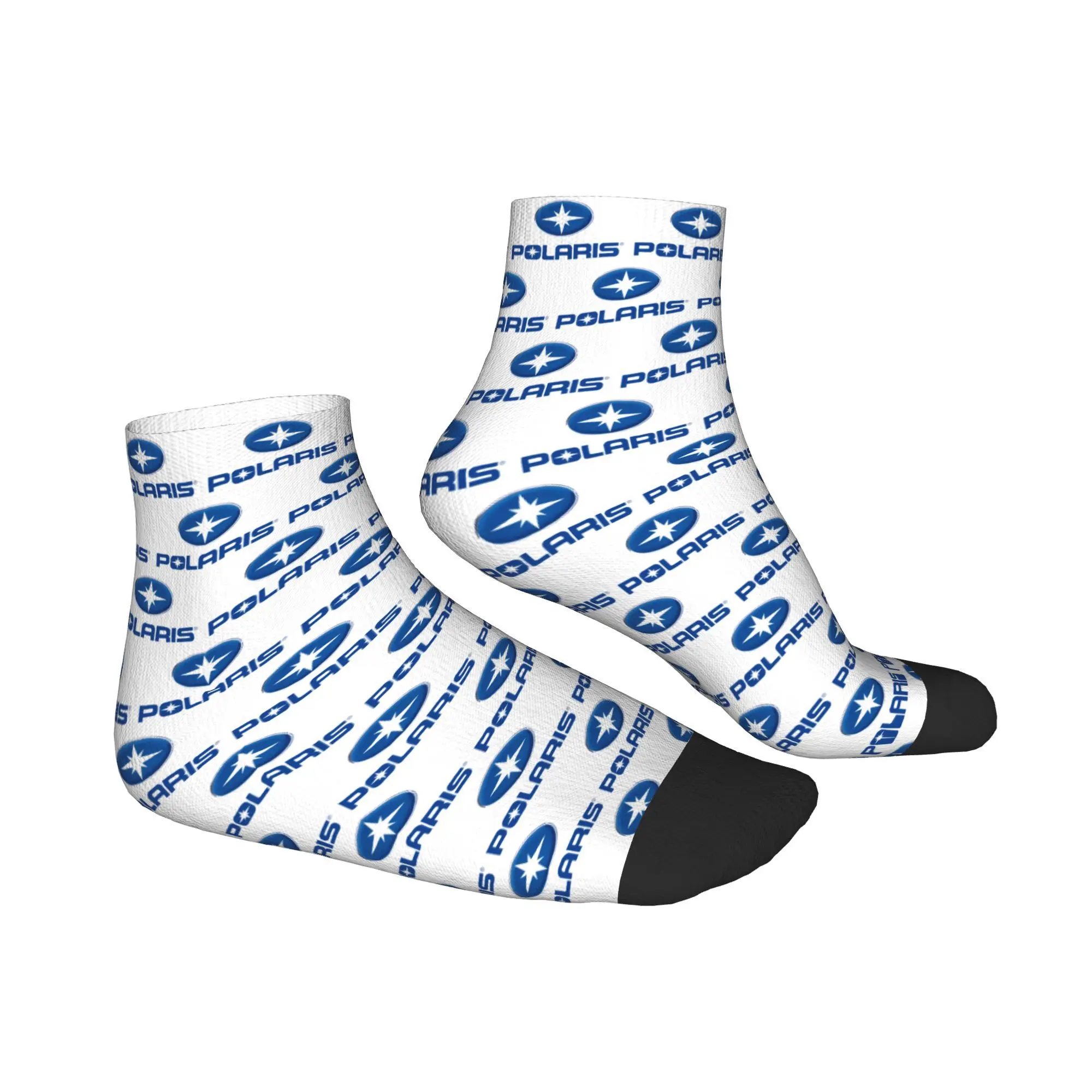 ถุงเท้าโลโก้ All Seasons Polaris สไตล์ฮาราจูกุ ซับเหงื่อ ถุงเท้ากีฬาแบบกลางนิ้ว ถุงเท้านุ่มสบายสำหรับผู้ชายและผู้หญิง เหมาะสำหรับเป็นของขวัญ