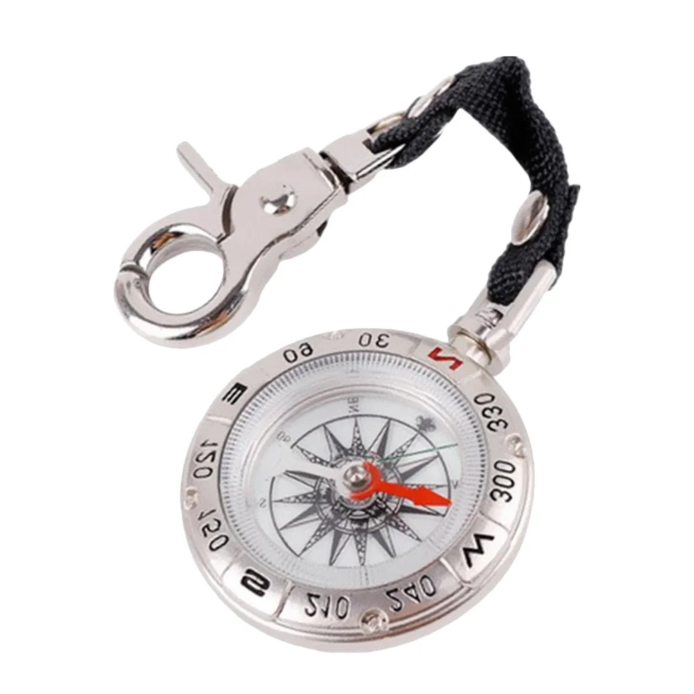 

Portable Pocket Compass Vintage Design Compact Lightweight Compass with Lanyard Accurate Bearing Ranging Slope Measurement
