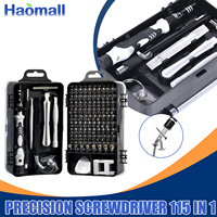 115 In 1 Precision Screwdriver Set Magnetic Mini Screw Nuts Bits Multifunction Computer Mobile Phone Equipment Repair Tools Kit