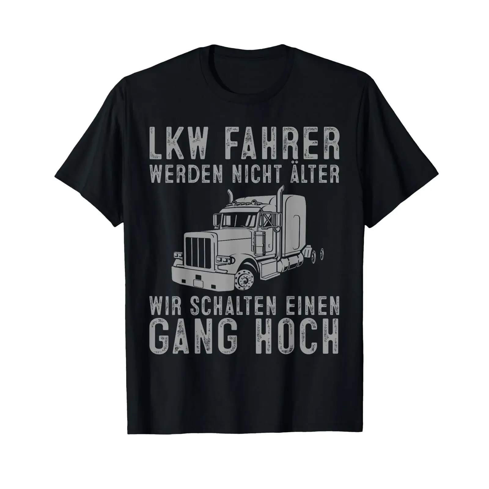 Fernfahrer Truck Fahrer Werden Nicht Älter Lkwfahrer T Shirt black vintage Washed Stretched Comfortable Soft Breathable