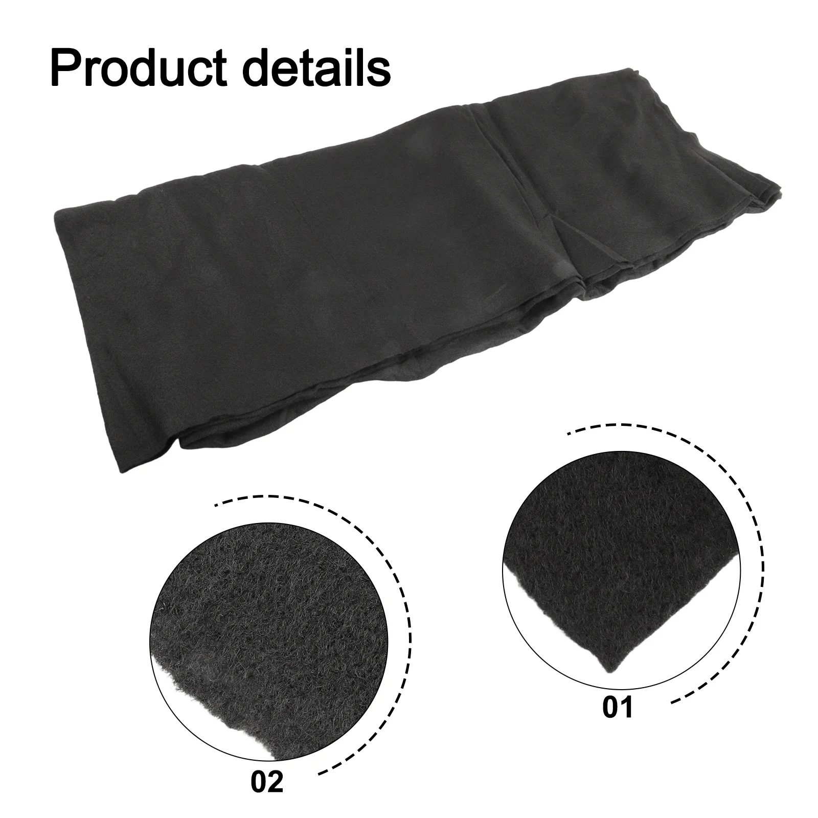 Garden Pond Non Woven Liner Film Fish Pond Liner Black Bottom Sheet Cloth Protect Pond Liner From Rocks Garden Pond Membrane