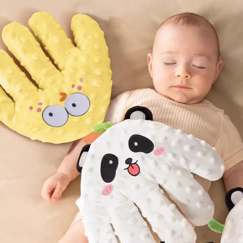 なだめるような赤ちゃんの睡眠補助枕 赤ちゃんをなだめる手のひら 赤ちゃんの睡眠補助 幼児を落ち着かせるスリーパー リモコン 幼児用の手のひら