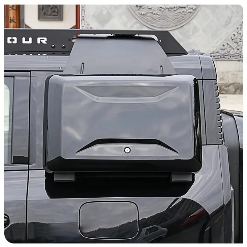 Accessories Storage Box Black Side Tool Storage Box External Storage Box for Jetour T2 Traveller Upgrades