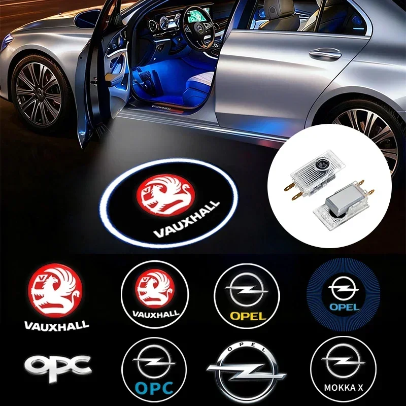 High-definition car door sign welcome light projection light For Opel Astra j g Insignia Corsa d Vectra c Zafira a Auto Gadgets