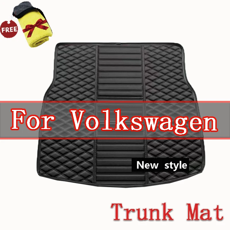 

Кожаные Коврики для багажника на заказ для Volkswagen Tiguan 2009-2021, коврик для заднего багажника, коврик для пола, поднос, ковер
