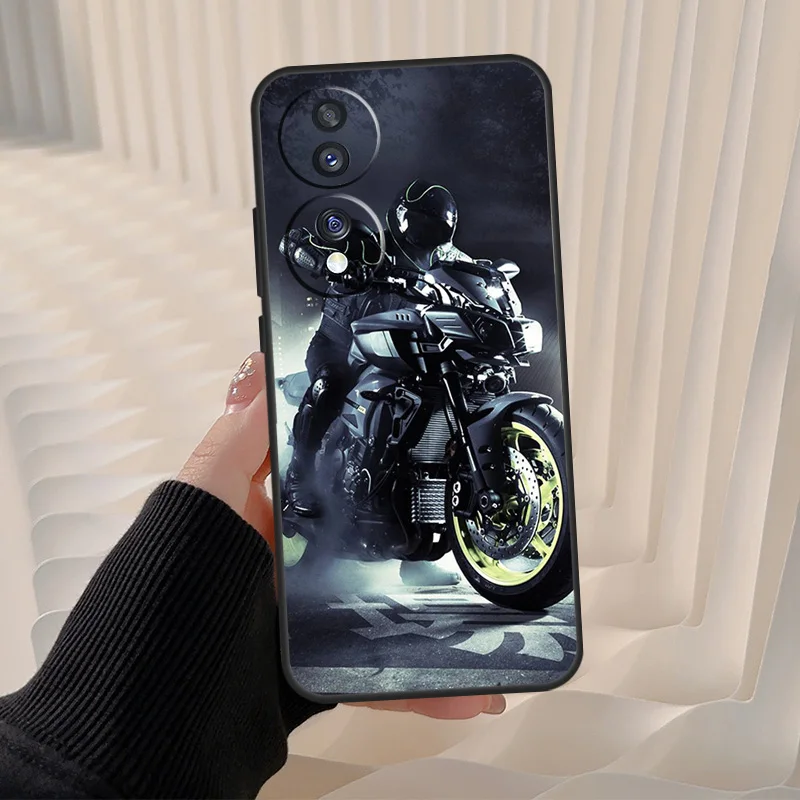 Motorcycle Motorbike Case For Honor 90 Lite 70 50 X8a X9a X7a X6a X7 X8 X9 8X Magic 5 Pro Magic 4 5 Lite Cover