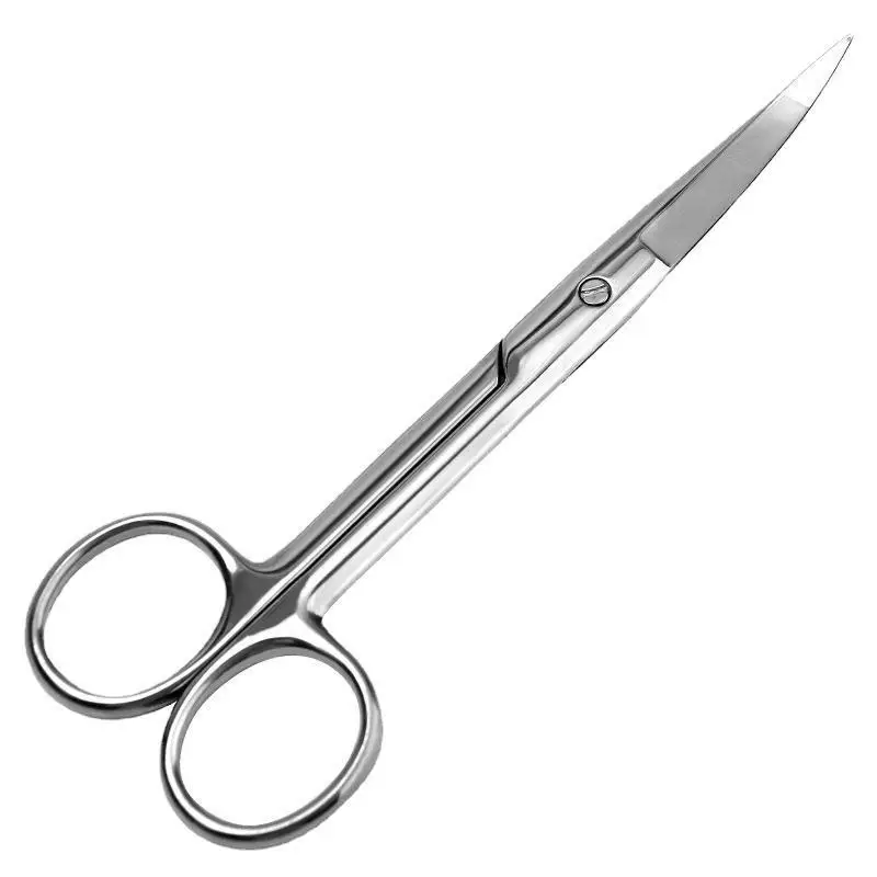 

Фотостудия, визажист, лента для двойного века из нержавеющей стали, 14 см, большие изогнутые ножницы, оптом, целиком