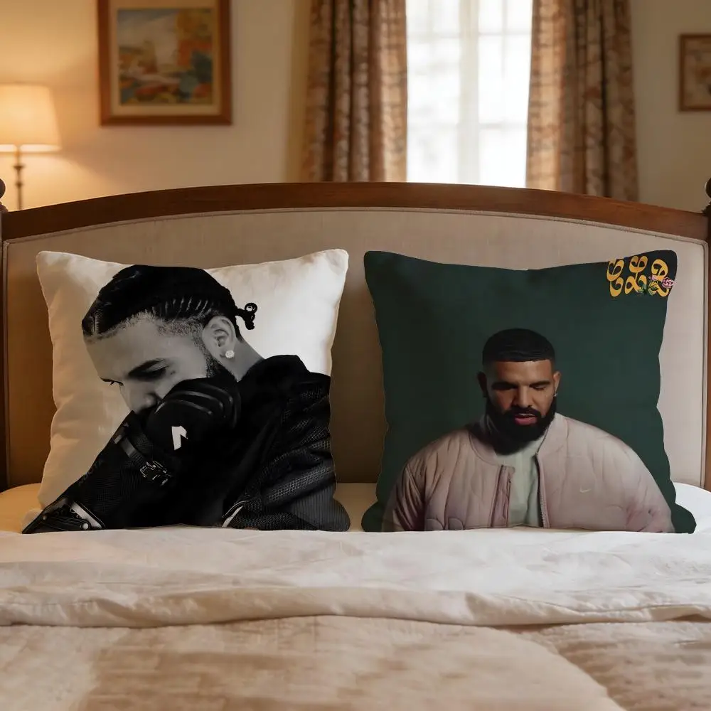 Singer Drake Cushion Cover 4Pcs Decorative Covers Soft Cushion Case for Sofa Couch Decor 40x40 45x45 Pillowcases