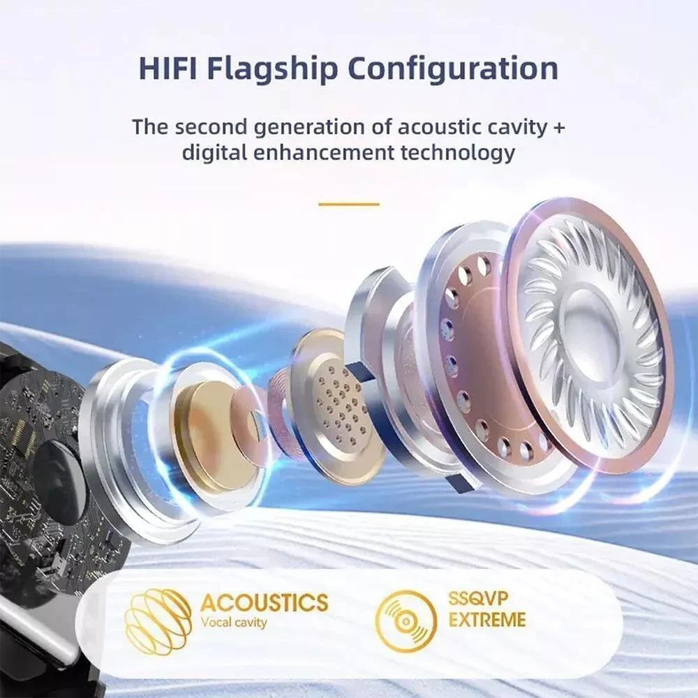 Sono invisível fones de ouvido mini ipx5 à prova dwireless água sem fio bluetooth 5.3 fone com microfone em fones esportes