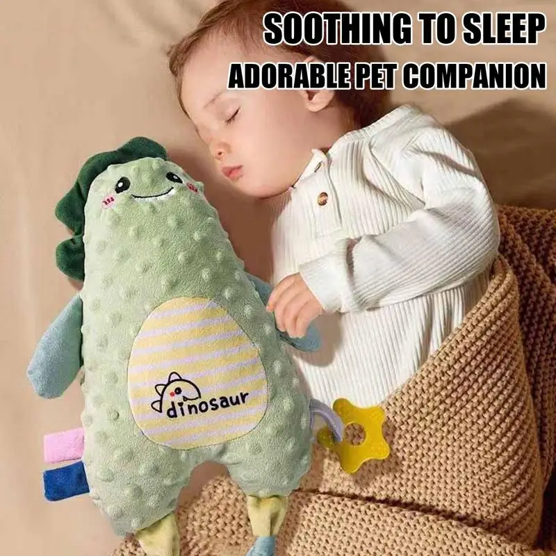 Soother Lovey Soother Sleeping Companion With Teether Boys Girls Huggable Bedding Nursery Sleep Teething Toy For Crib Living