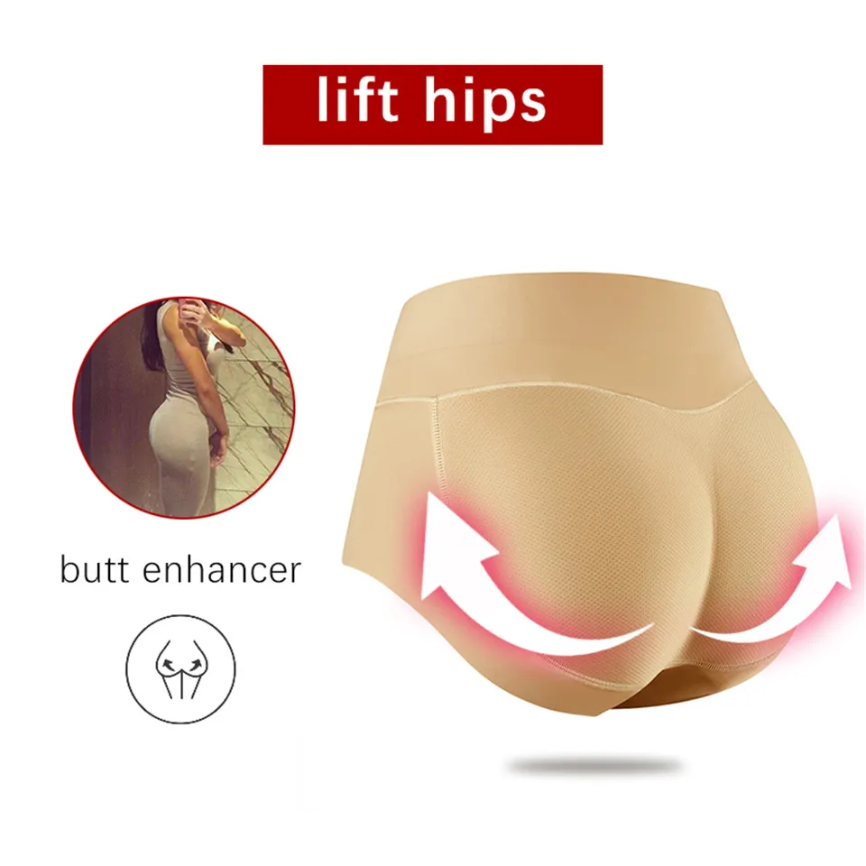 Damen-Bodyshaper mit Gesäßpolster, mittelhohe Taille, Hüftpolster, Po-Former-Unterwäsche mit Füllung – Detail 11