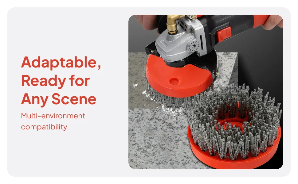 4inch Grinding Abrasive Brush Round for Angle Grinder Repair Parts Durable