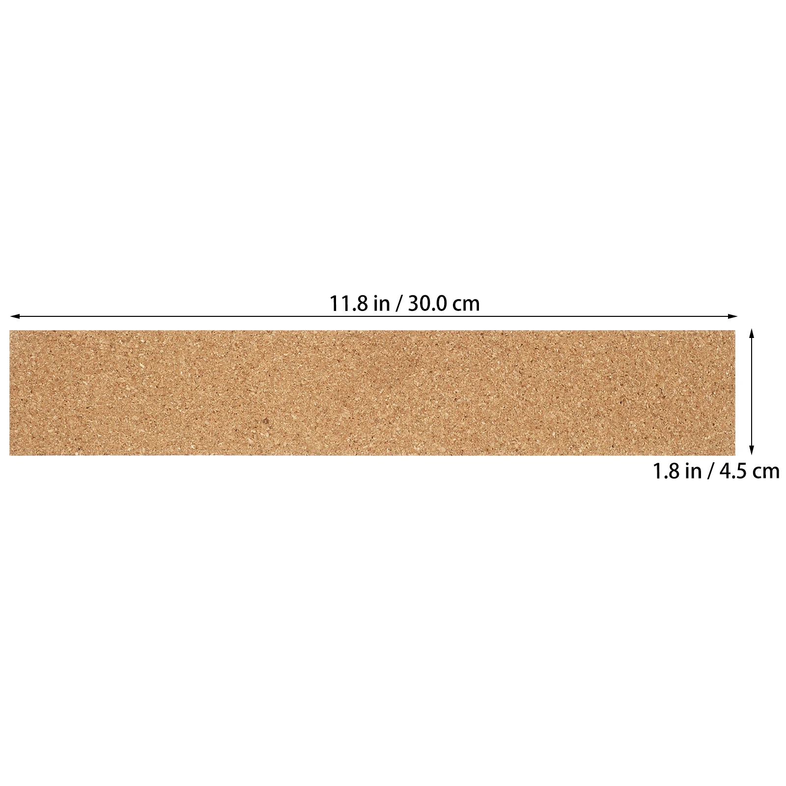 

2 Pcs Cork Strip Wall Sticker Photo Board Bulletin Self-Adhesive Corkboard for Office Thumbtack Strips