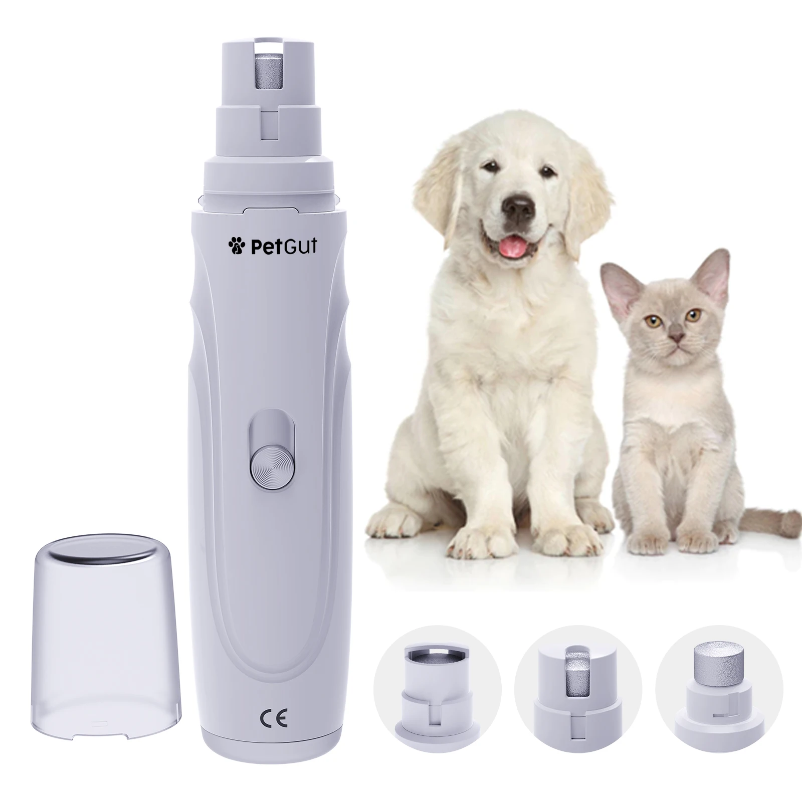 

Cat And Dog Nail Grinder Rechargeable Electric Pet Nail Clipper & Trimmer Painless Paws Grooming Quiet 2-Speed Dog Nail File