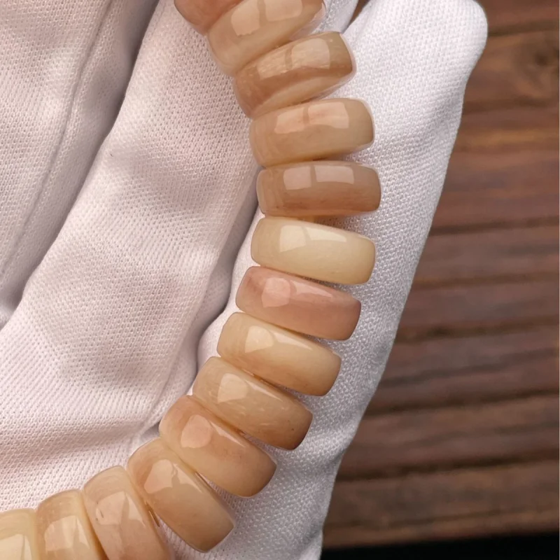 Bone Imitation Old King Wenwan Finger Wrapping Soft Buddha Beads Single Circle Medicine Tablet B