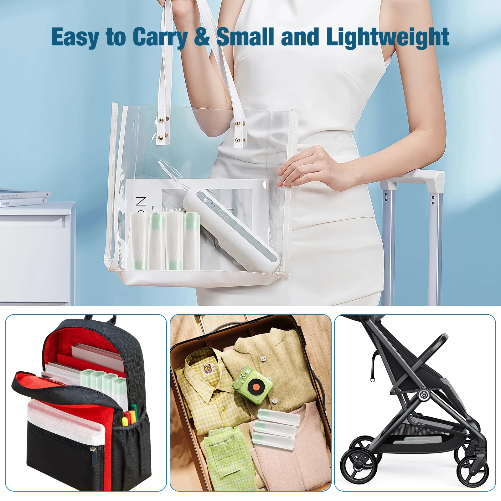 

50 Pcs Cleaning Bag Potty Training Toilet Travel Portable Bags Disposable Kids Toddler Liners Camp