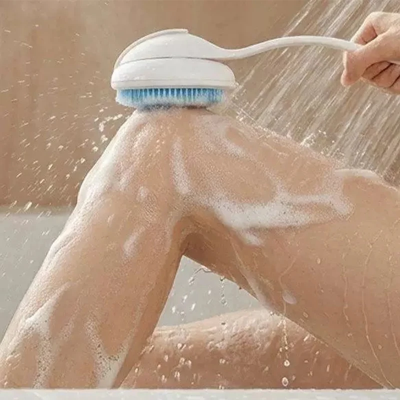 Long Handled Back Lotion Cream Applicator Body Leg Oil Spreading Soft Hair Brush Shower Exfoliating Massage Skin Care Tool