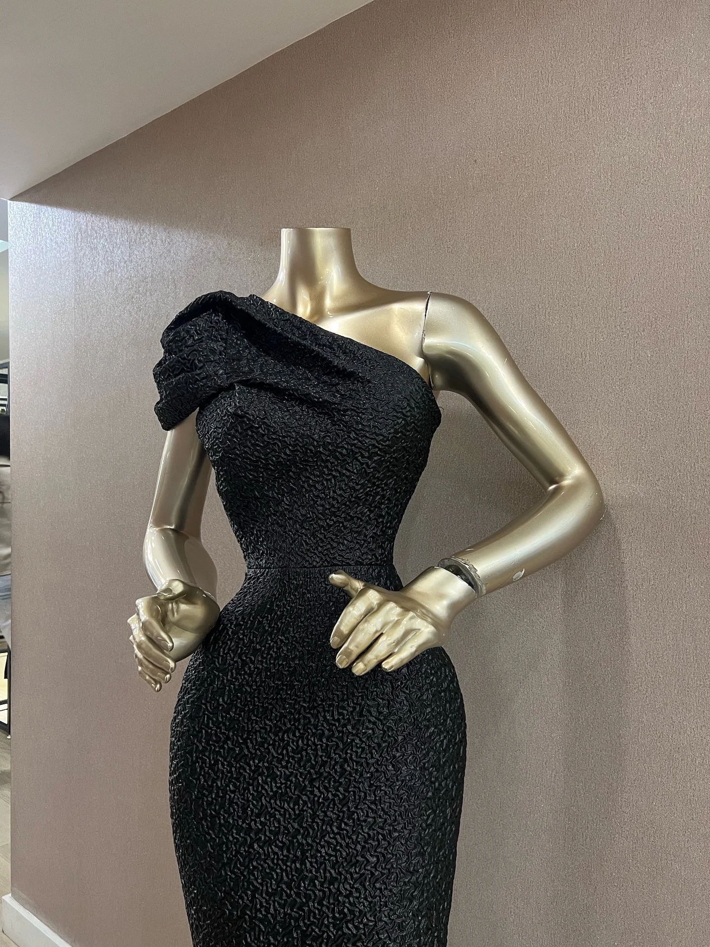 Customized Mermaid One Shoulder Formal Evening Dress Delicate High Quality Celebrity Gowns Modern Bespoke Occasion Gowns