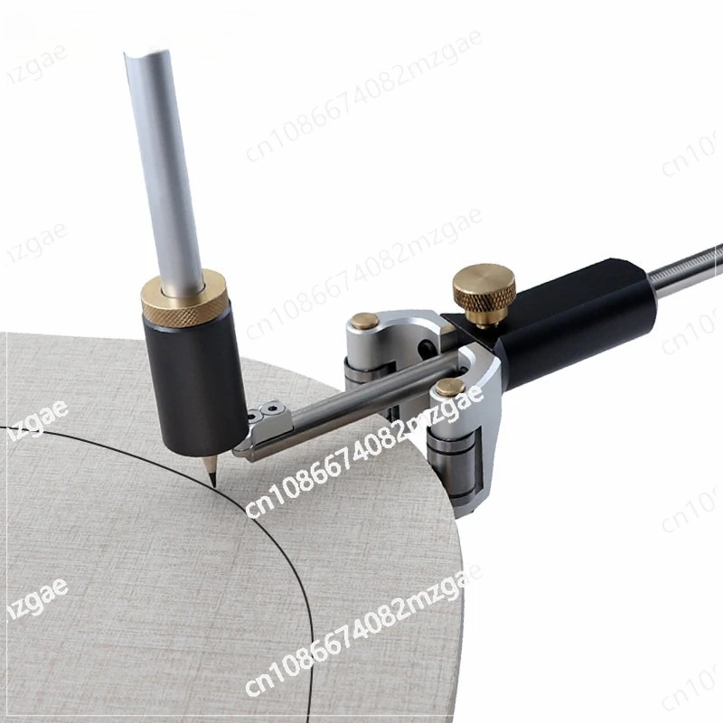 2-In-1 scriber, circular arc parallel straight line adjustable multi-function scriber profile gauge, woodworking tools