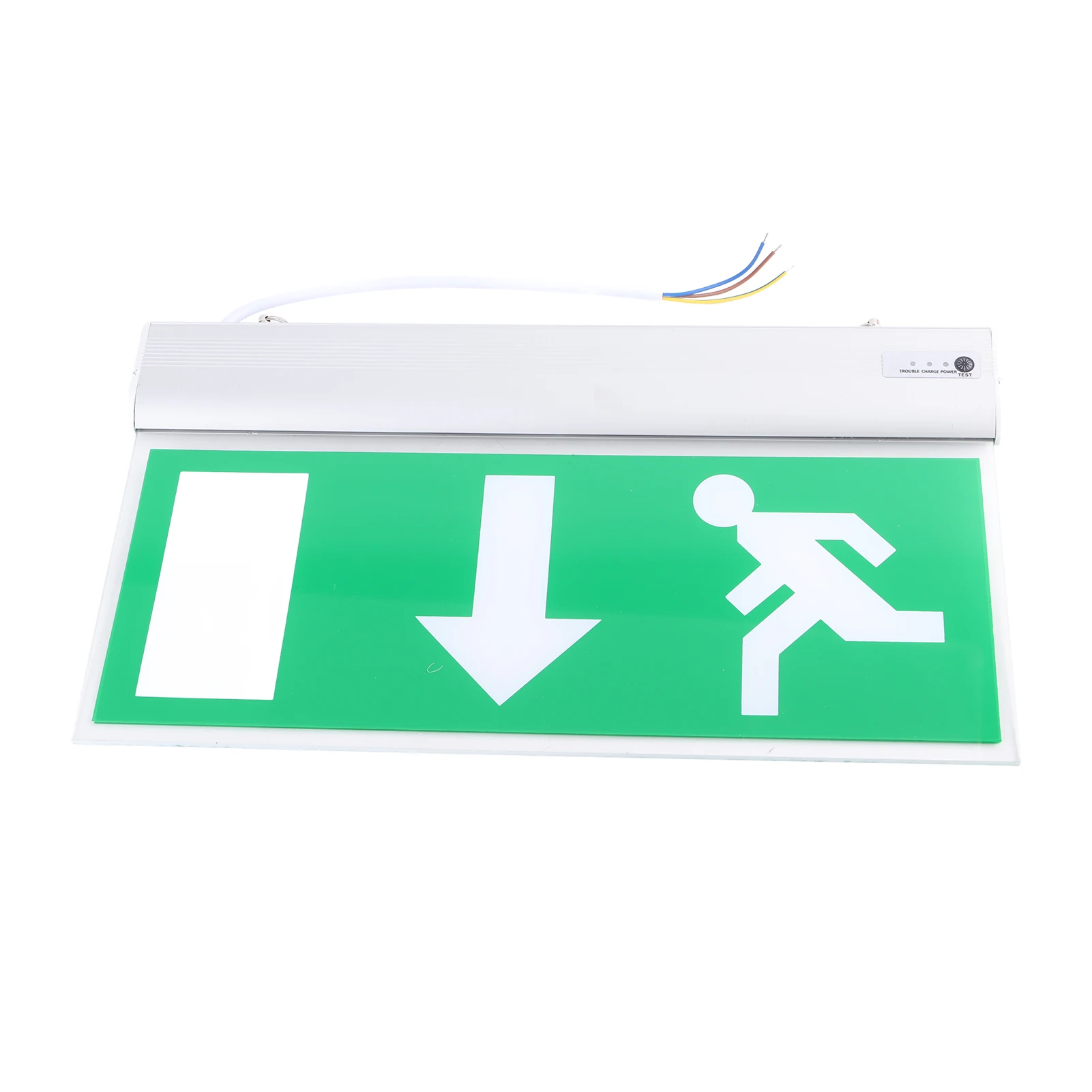 Acrylic LED Emergency Exit Lighting Sign Safety Evacuation Indicator Light 110‑220V LED Emergency Sign Light