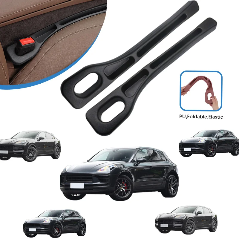 Car Seat Gap Filler Side Seam Plug Strip Leak-proof Filling Strip For Porsche Cayenne 955 958 957 Macan GTS Accessories