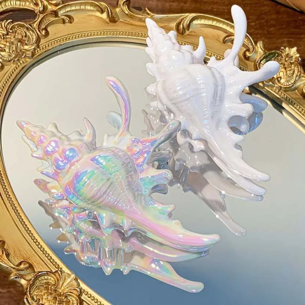 Головной убор, сладкий жемчужный цвет, коготь для волос, акриловая смола, раковина, зажим в виде акулы, корейский стиль, серия Ocean, женские волосы, коготь для женщин