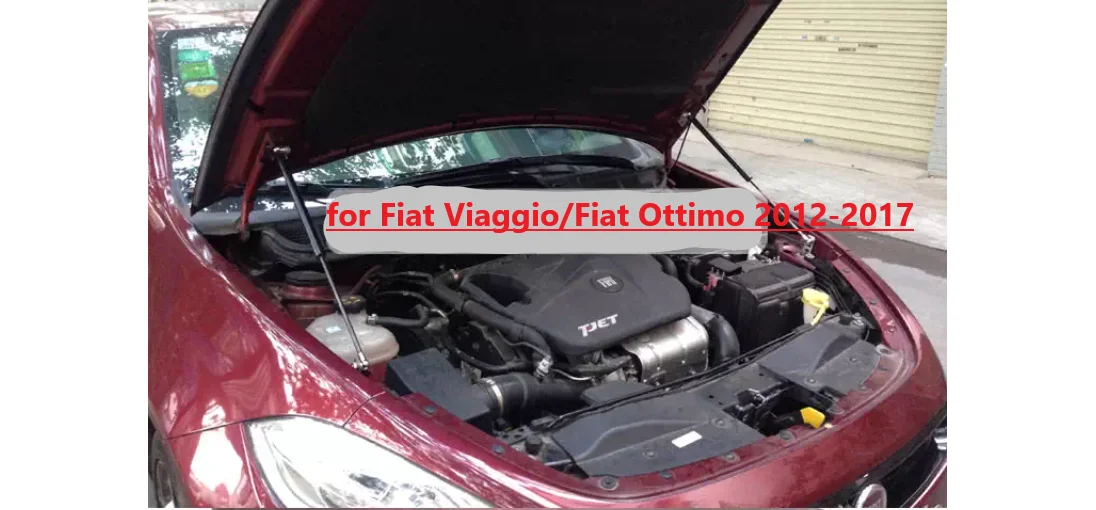 

2x Hood Damper for Fiat Viaggio/Ottimo Dodge Dart (PF) 2012-2017 Front Bonnet Gas Struts Lift Support Shock Absorber Piston Rods