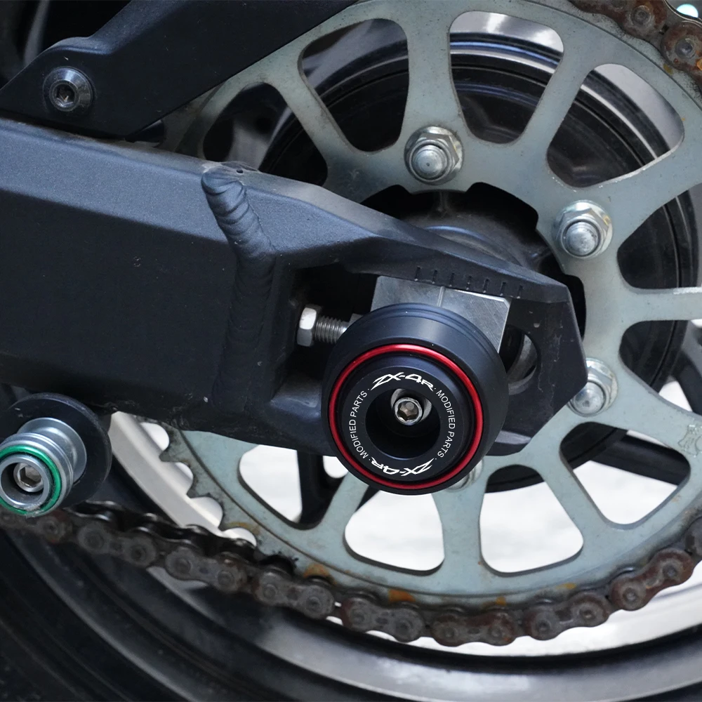 لكاواساكي ZX4R 2025 ZX4RR ZX 4RR 2024 ZX-4RR 2023 دراجة نارية الخلفية الجبهة عجلة المحور تحطم حامي ZX-4R اكسسوارات