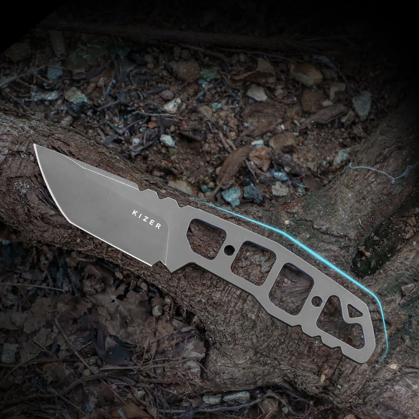 Kizer شفرة مثبتة سكين 1086A1/A2 كوارتز 2025 جديد G10 مقبض AEB-L شفرة فولاذية سكين ثابت للصيد