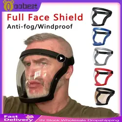 1 ~ 5 Stück Voll gesichts schutz transparent spritzwasser geschützt wind dichte Antibes chlag maske Schutzbrille Schutz Augen gesichts maske mit Filtern