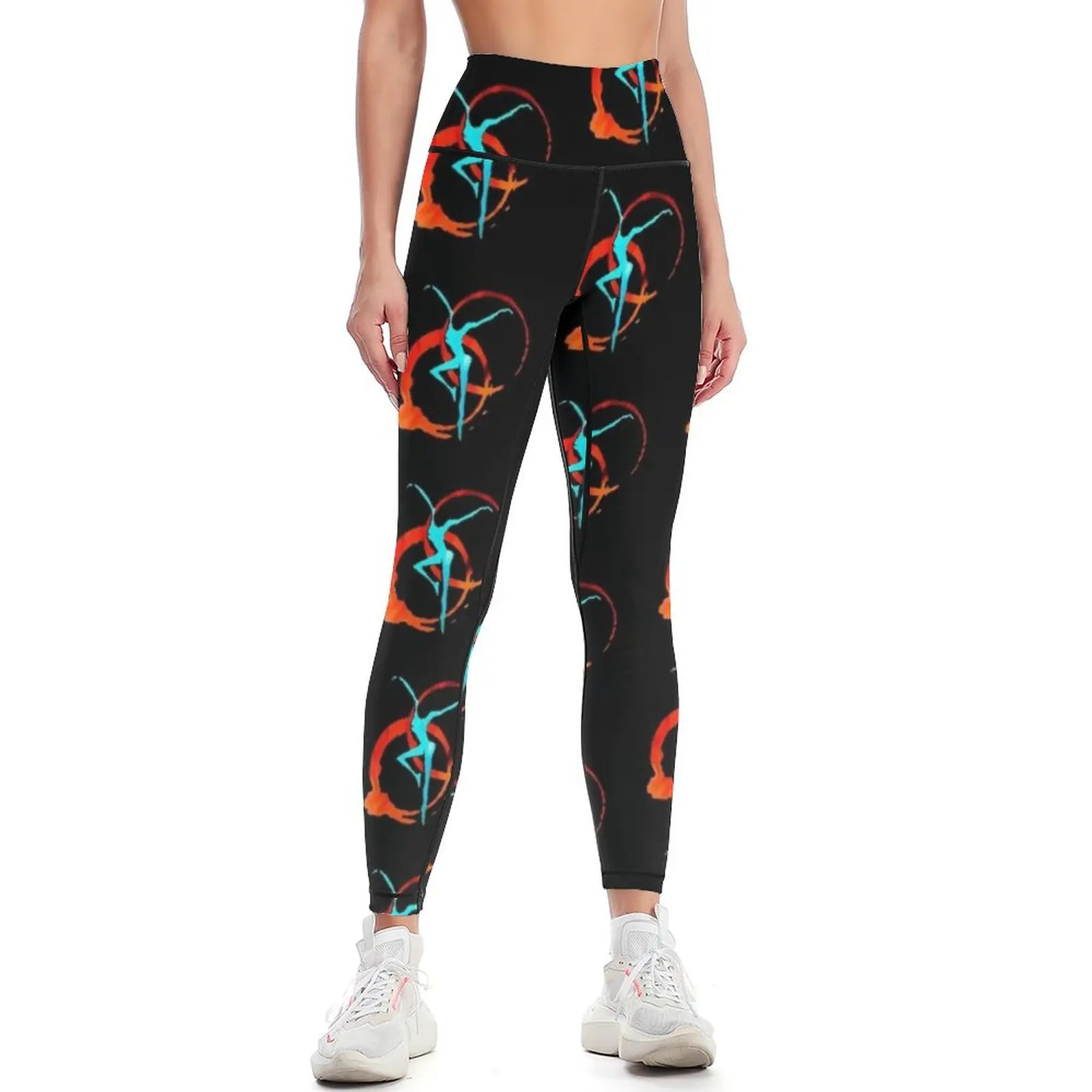 

fire dancing Leggings gym's clothing workout clothes for Womens Leggings