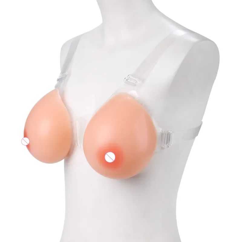 Droplet Type Silicone Breast Prosthetic Simulation False Breast Activity Performance Accessory