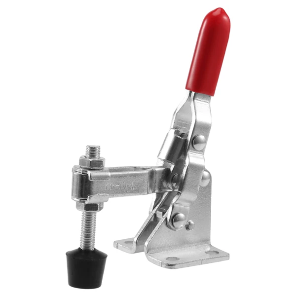 

Тумблерный зажим Скидка Быстрый зажим 101A 50 кг 110 фунтов Удерживающая способность Красная прямая ручка Вертикальный тумблерный зажим