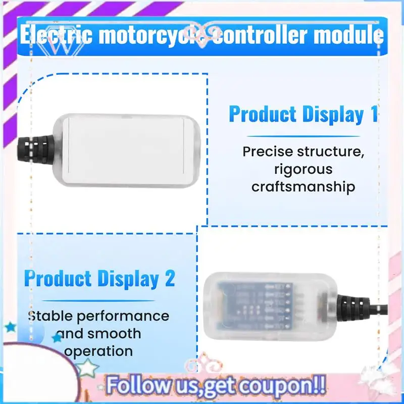 

Portable Electric Motorcycle 3Rd Bluetooth Module Data Import With Forwarding Programming For VOTOL Controller Module