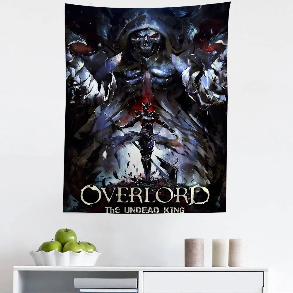 OVERLORD ANIME DIY Wall Tapestry Art Science Fiction Room Home Decor Wall Art Decor