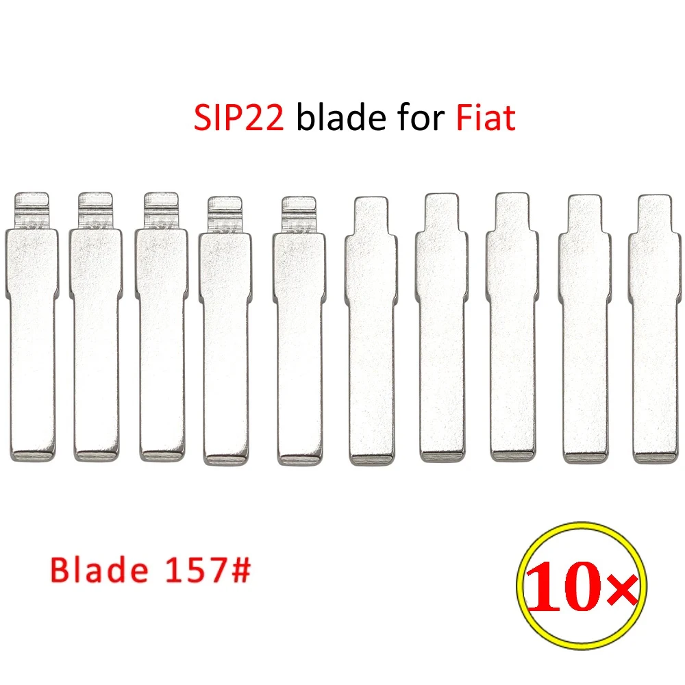 

Modified Flip Blank Key Blade Uncut SIP22 157# for Fiat Doblo Freemont Ducato Punto Panda Qubo Tipo Metal Blade NO.157
