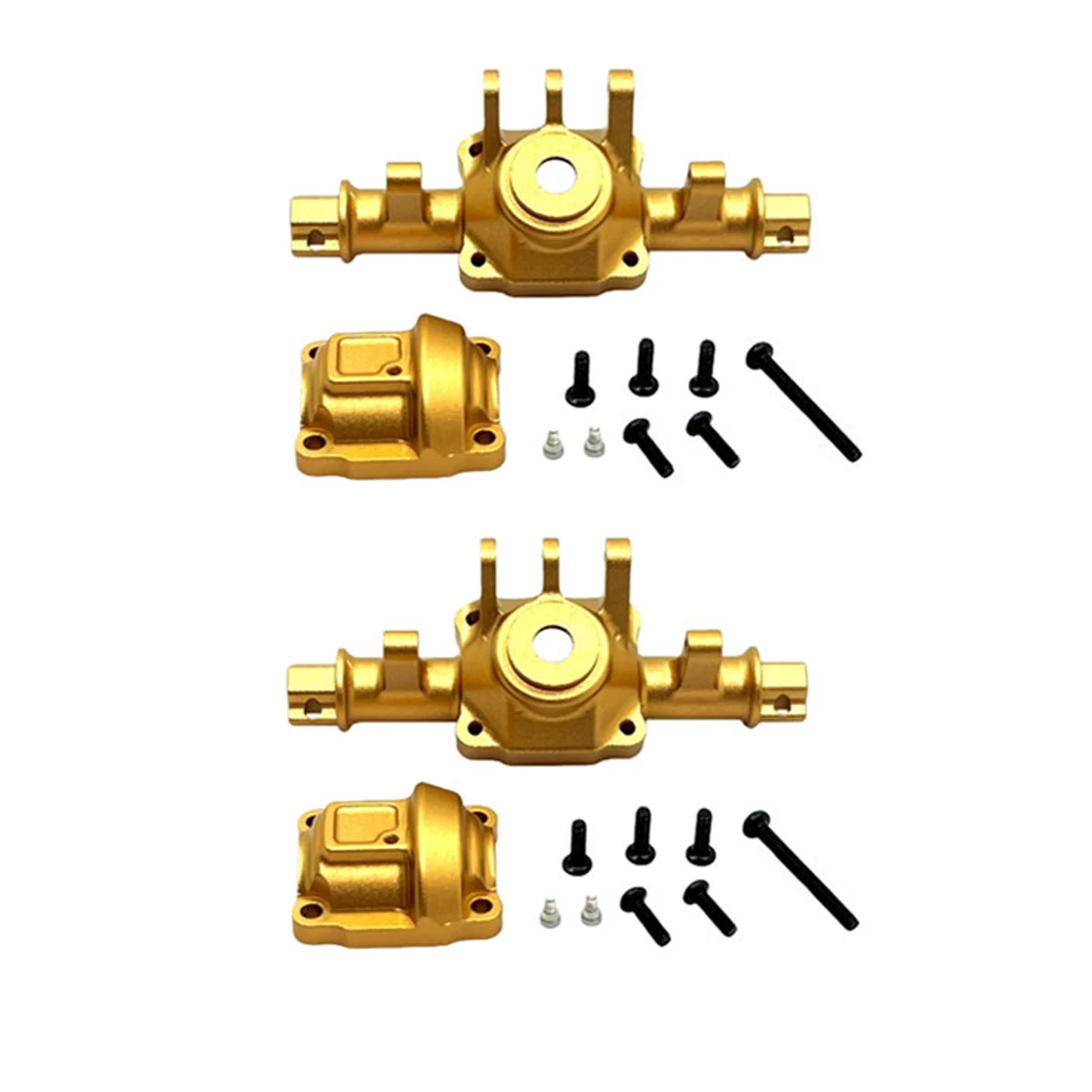 Parts for MJX 1/18 H18P Remote Control Car Metal Upgrade/Modification Front and Rear Axle Housings Upgradeable and Modifiable